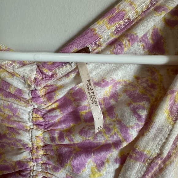 Free People Say The Word Floral Cotton & Modal Knit Top - Picture 3 of 3